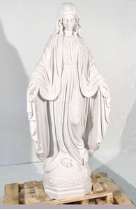 Our Lady of Grace Marble Statue - 72”H