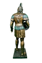 Load image into Gallery viewer, Standing Life Size Roman Gladiator Statues Pair