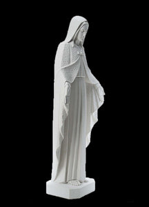 Life Size Our Lady of Grace Solid Marble Statue