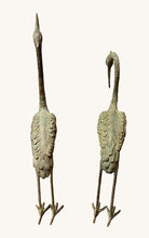 Load image into Gallery viewer, Beautiful Life Size Bronze Crane Fountain Statues