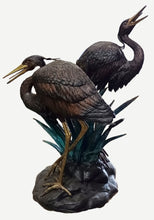 Load image into Gallery viewer, Bronze Life Size Heron Fountain Sculpture