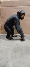 Load image into Gallery viewer, Large Walking Bronze Chimpanzee “Chimp” Statue