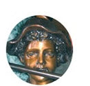 Load image into Gallery viewer, Handsome Bronze Boy with Flute Statue