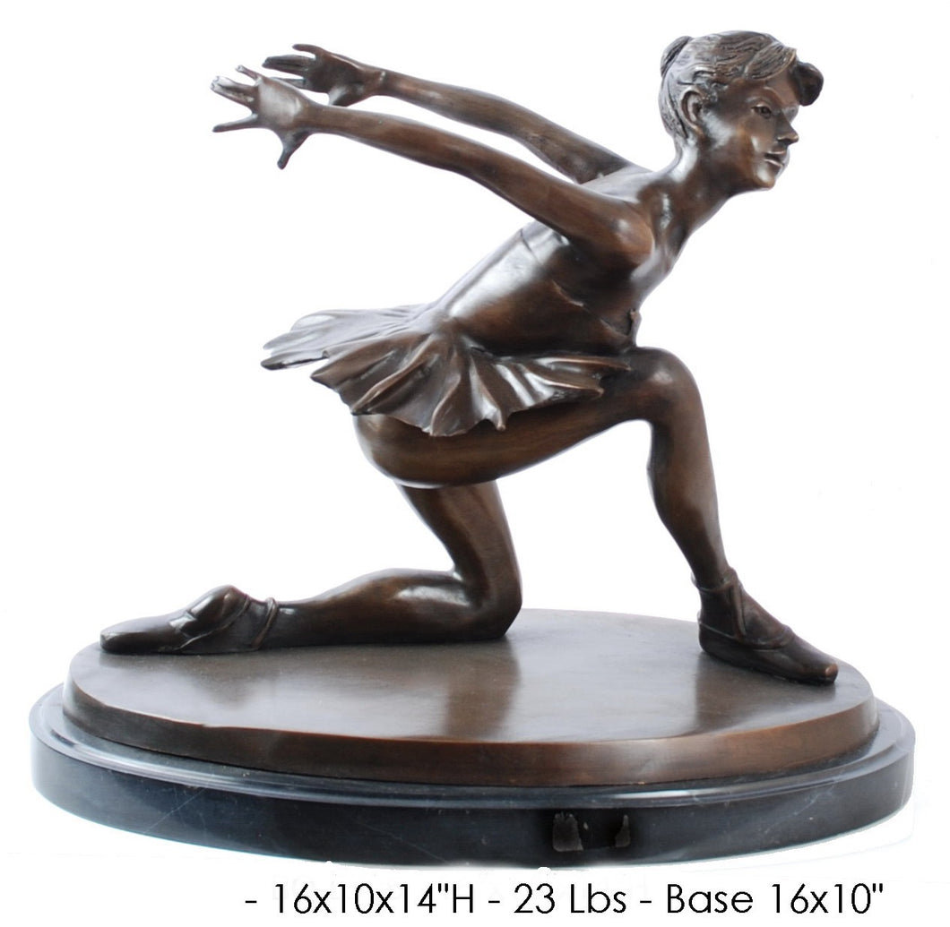 Classical Ballerina Bronze Sculpture for Tabletop