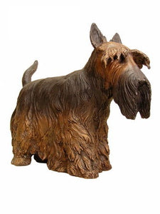 Bronze Schnauzer Statue