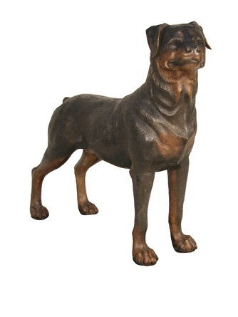 Bronze Life Size Rottweiler Statue