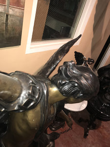 Life Size Bronze St Michael the Archangel Statue with Sword