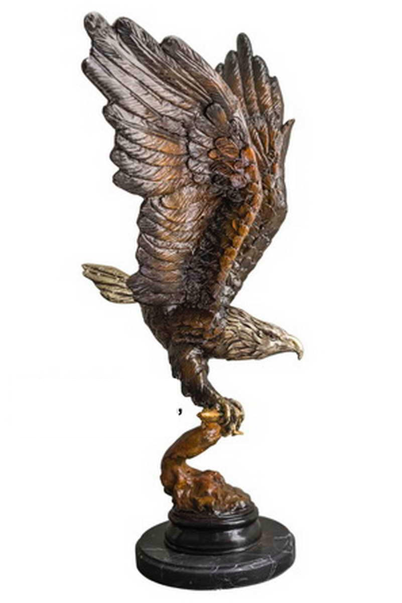 Tabletop Bronze American Eagle Sculpture