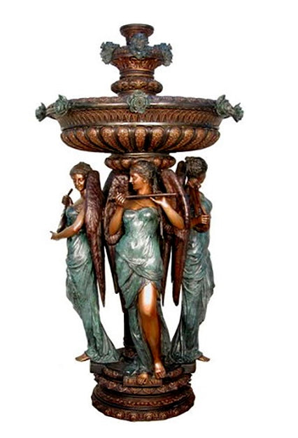 Circle of Angels Classical Bronze Fountain