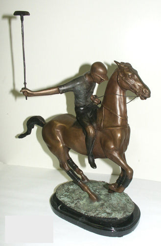Bronze Polo Horse Statue