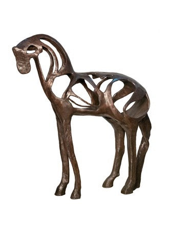 Life Size Bronze Modern Horse Statue