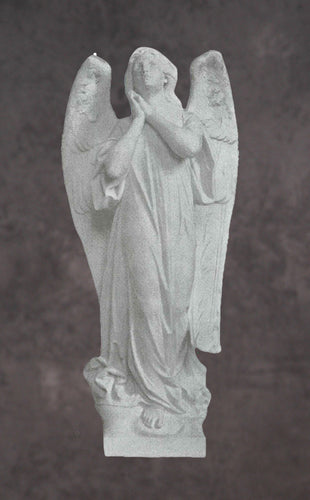 Heavenly Angel Italian Marble Sculpture - 60”H