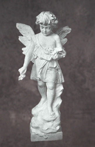 Angel of Peace Italian Marble Sculpture - 60”H