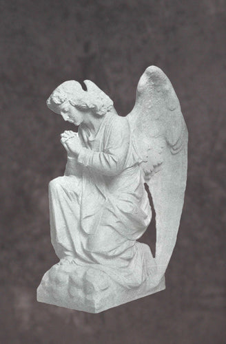 Kneeling Angel of Peace Granite Statue