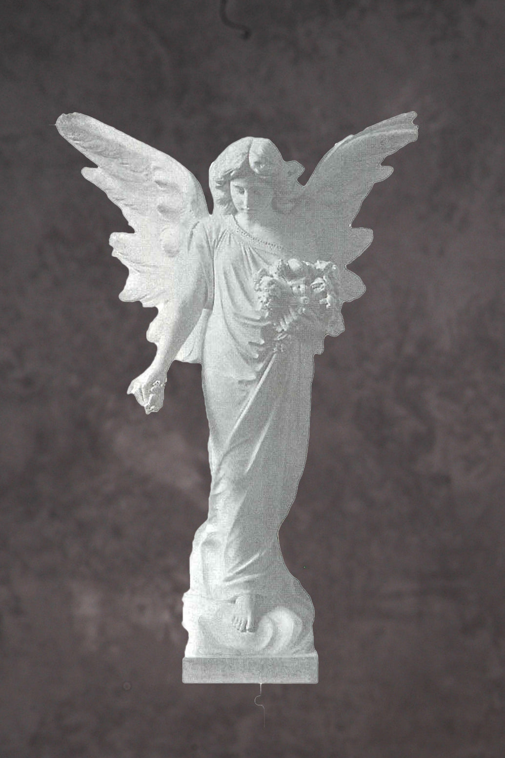 Angel of Hope Marble Sculpture - 72”H