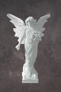 Angel of Hope Marble Sculpture - 36”H