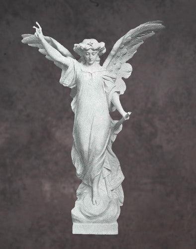 Guardian Angel Granite Statue - 72”H