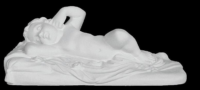 Sleeping Angel Baby Marble Statue