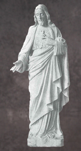 Sacred Heart of Jesus Granite Statue Style 4