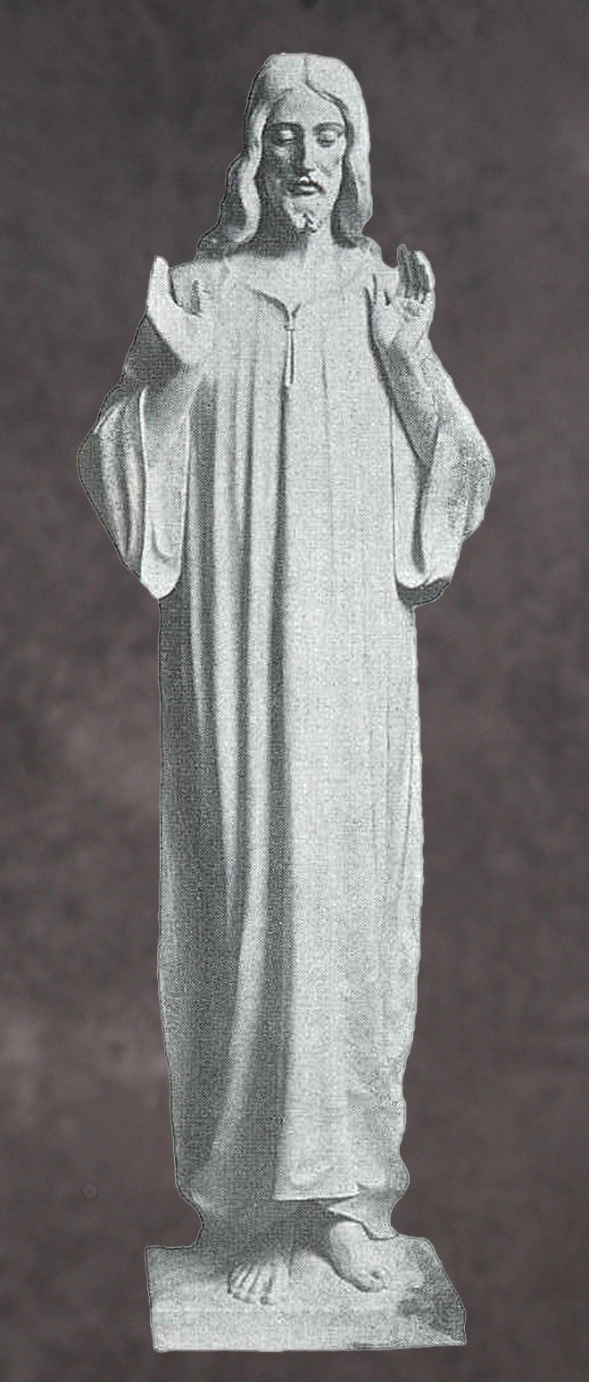 Christ the Redeemer Marble Statue Style 3 - 60”H