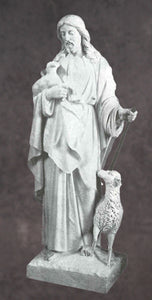 Jesus the Good Shepherd Marble Statue Style 4 - 60”H
