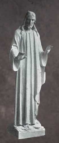 Jesus Christ Granite Statue Blessing Crowd