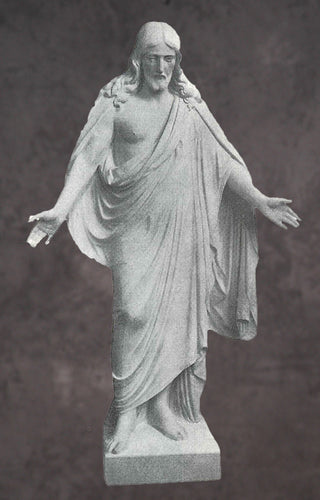 Thorvaldsen’s Jesus Christ Marble Statue - 60”H