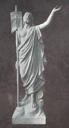 The Risen Christ Marble Statue - 60”H