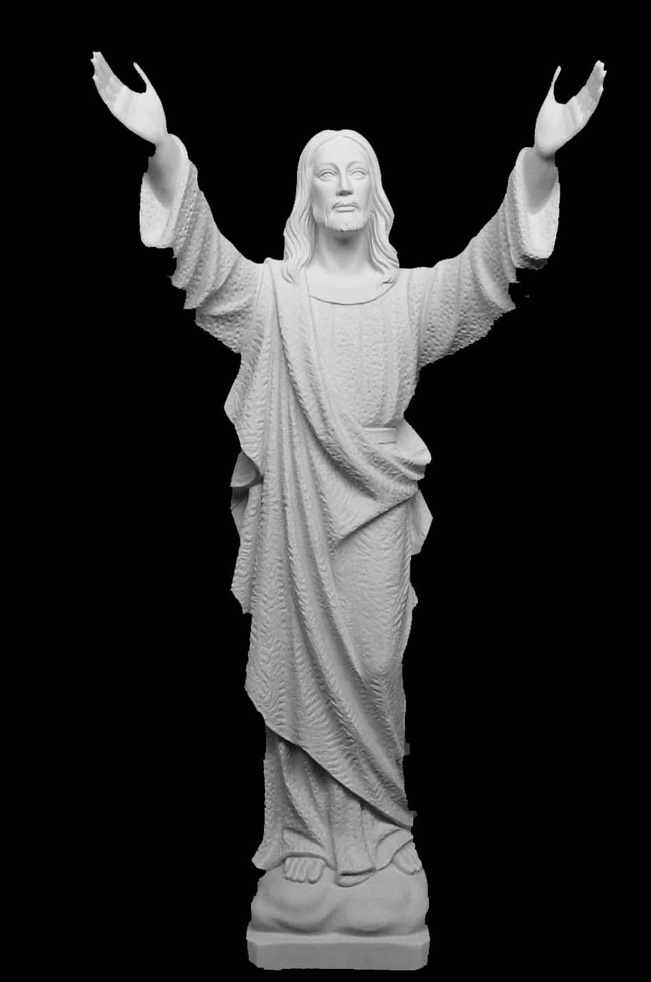 The Risen Christ Marble Statue - 45”H