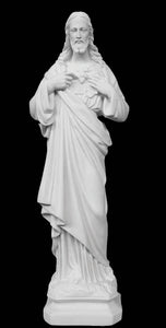 Sacred Heart of Jesus Marble Statue - 20”H