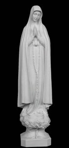 Our Lady of Fatima Marble Statue - 39”H