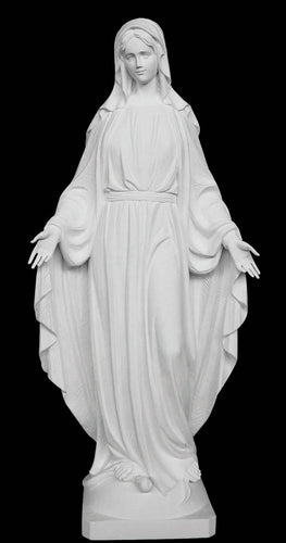 Our Lady of Grace Marble Statue Style 1 - 39”H