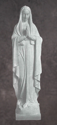 Blessed Virgin Mary Granite Statue Style 1 - 72”H