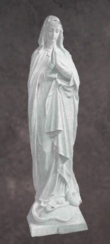 Our Lady of Grace Granite Statue Style 2 - 60”H