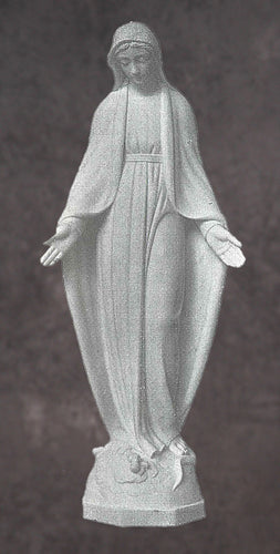 Our Lady of Grace Marble Statue Style 3 - 72”H