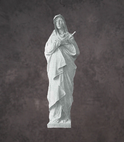 Our Lady of Sorrows Granite Statue