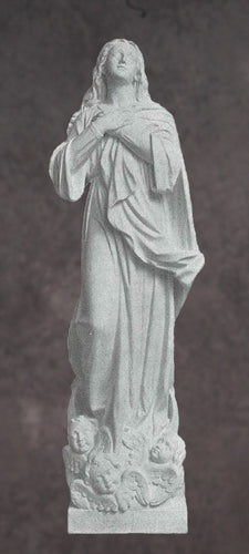 Our Lady of the Immaculate Conception Marble Statue Style 2