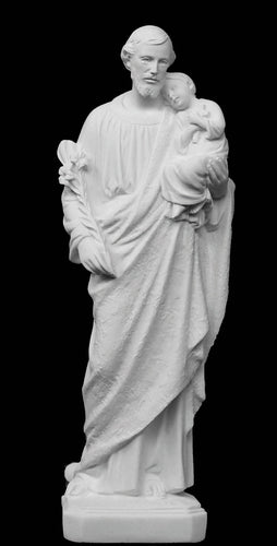 Saint Joseph with Child Statue - 12”H