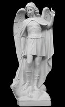 Load image into Gallery viewer, Life Size Saint Michael the Archangel Marble Statue