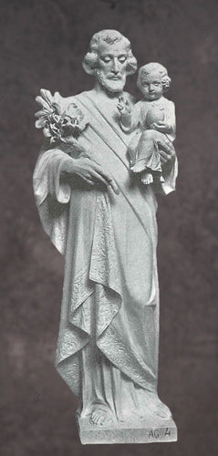 Saint Joseph With Child Marble Statue Style 6 - 72”H