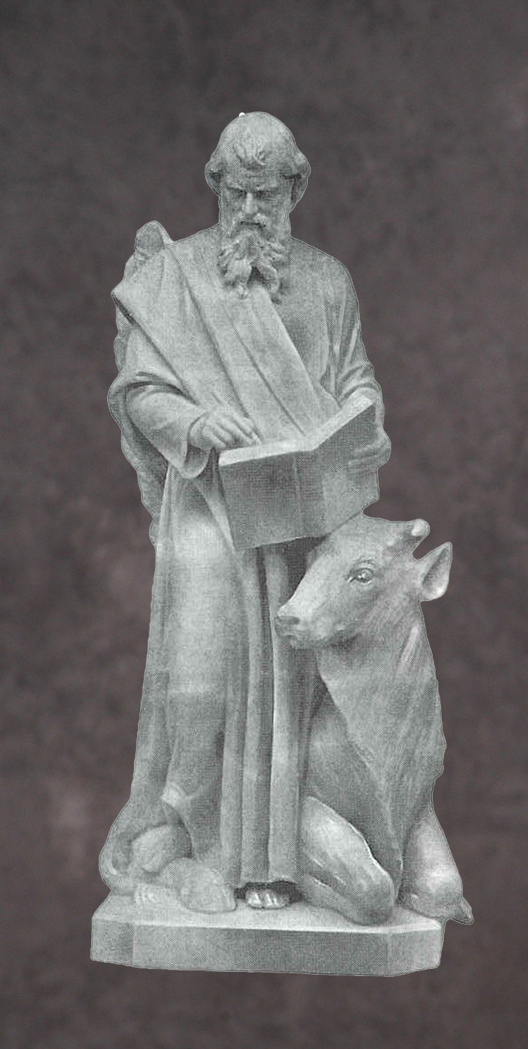 Saint Luke the Evangelist Marble Statue Style 2