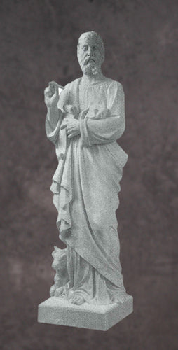 Saint Luke the Evangelist Marble Statue Style 1 - 72”H