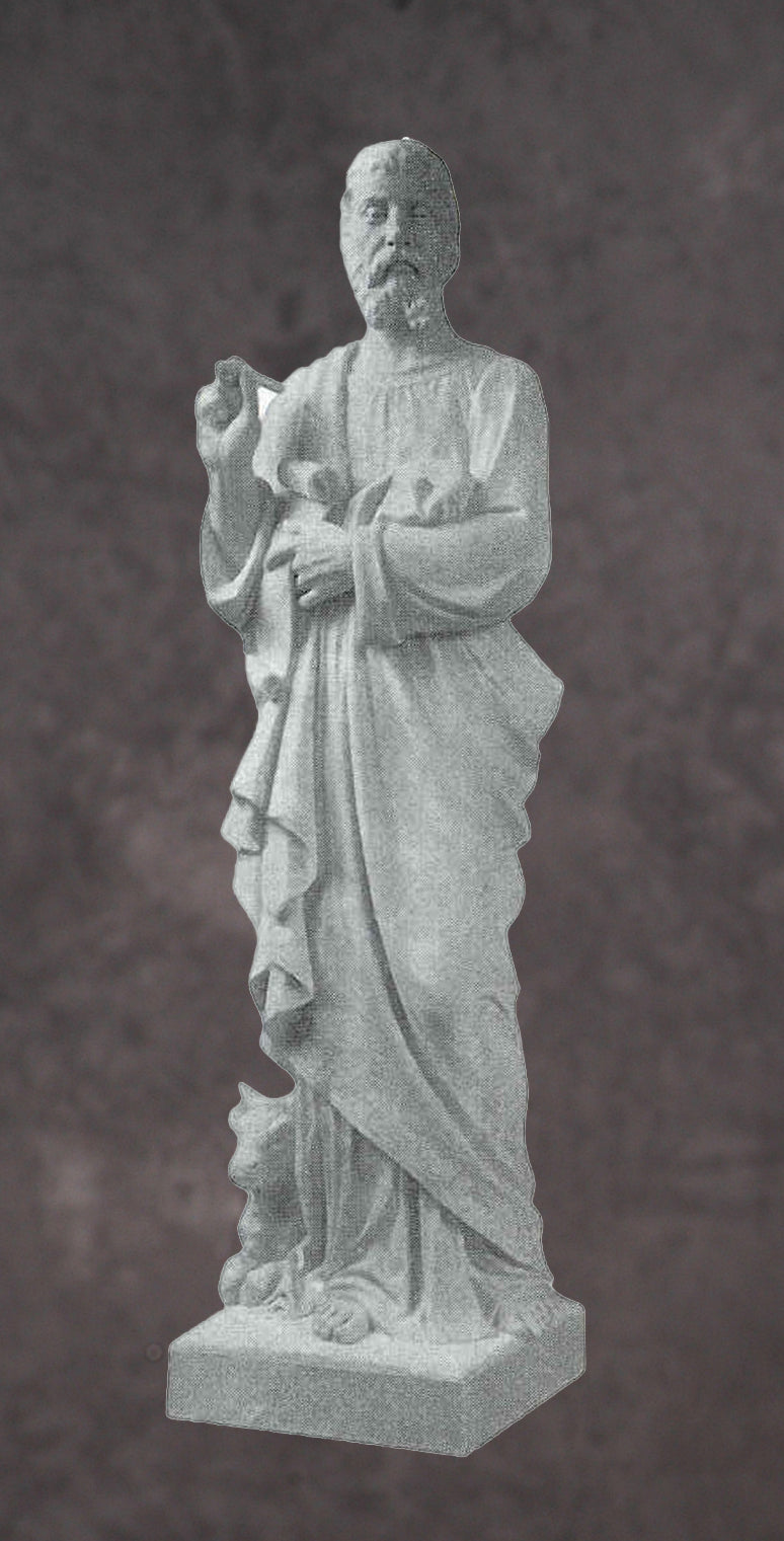 Saint Luke the Evangelist Marble Statue Style 1 - 60”H