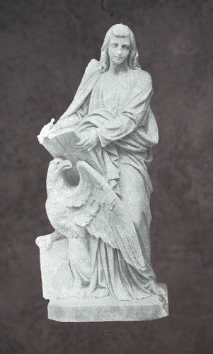 Saint John the Evangelist Marble Statue Style 3 - 12”H