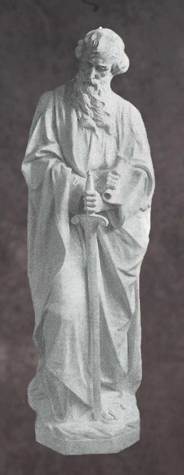 Saint Paul the Apostle Marble Statue Style 1 - 36”H