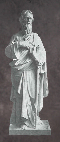 Saint Paul the Apostle Marble Statue Style 4 - 72”H