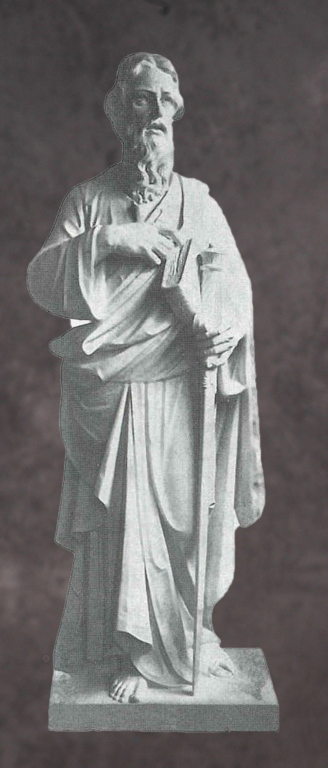Saint Paul the Apostle Marble Statue Style 4 - 12”H