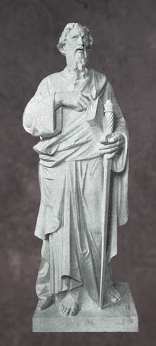 Saint Paul the Apostle Marble Statue Style 5 - 72”H