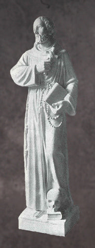 Saint Francis Marble Statue Style 1 - 72”H