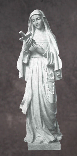 Saint Rita of Cascia Marble Statue - 72”H